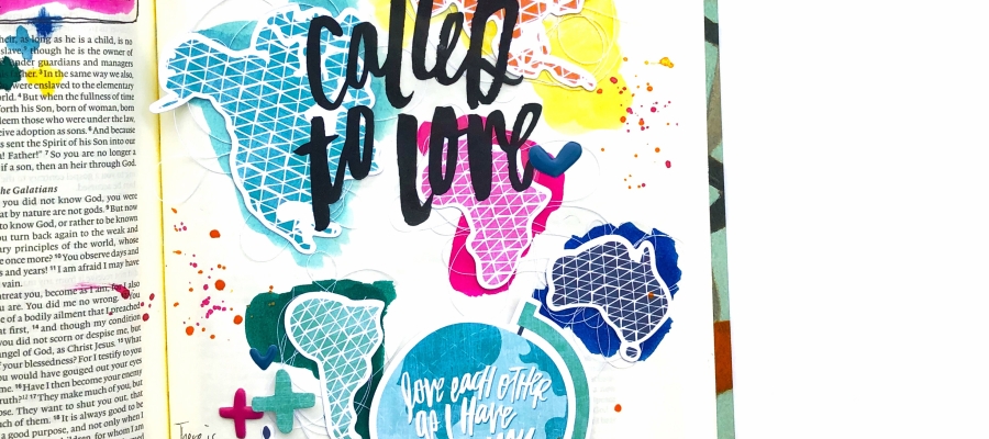 All People All Nations Bible Journaling Page