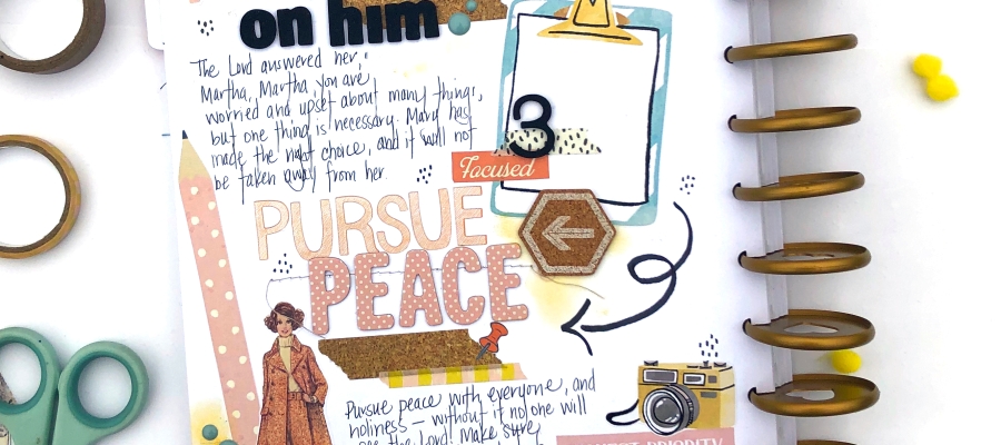 The Reset Girl Faithful Life Scripture Writing Challenge in Crafty Club Playbook using Focused Collection - Lydia Cost